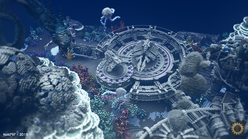 Illustration for article titled Deep Sea Wonderland Built In Minecraft Looks Incredible